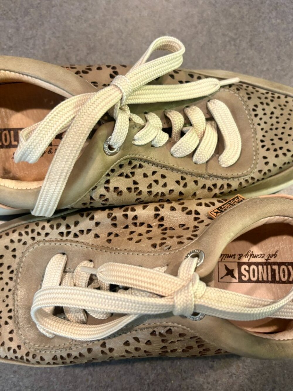 ~~Pikolinos Women’s Sella Metallic Shoes Sneakers EU Size 36 Size US 6 - Picture 4 of 8